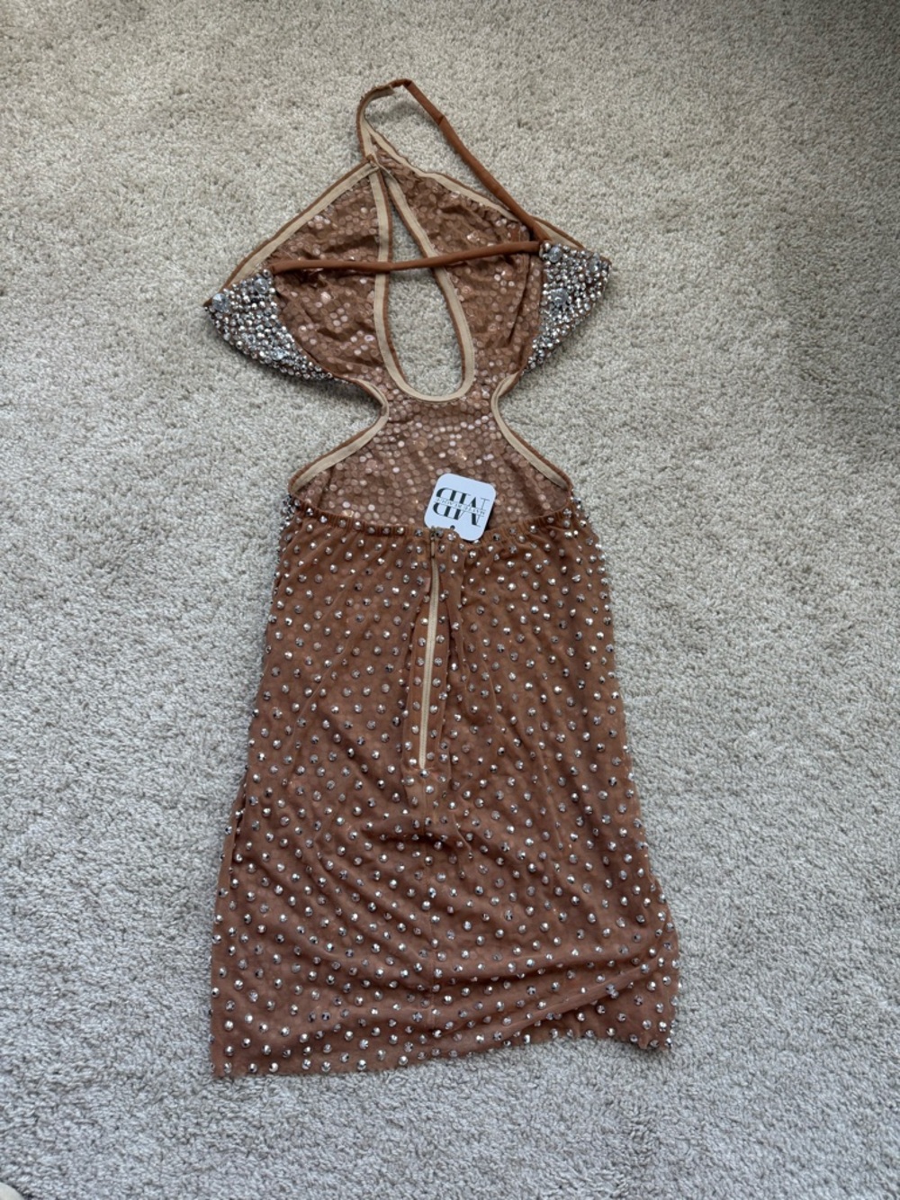 Estelle Rhinestone Dress - Picture 4 of 6